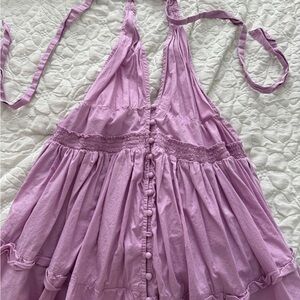 Free People Lilac Halter dress
